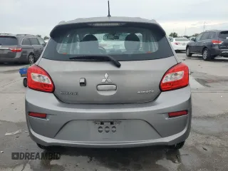 2018 Mitsubishi Mirage ES with VIN ML32A3HJ5JH004507, listed as a Copart auction lot 55047635 with 74,597 mi miles and Salvage title. Bid and sale history available at DreamBid. Image 6.