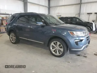 2018 Ford Explorer Limited with VIN 1FM5K8F83JGC77841, listed as a Copart auction lot 51765965 with 145,624 mi miles and Salvage Title. Bid and sale history available at carsss.com. Image 4.