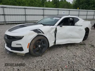 2019 Chevrolet Camaro 1SS z VIN 1G1FE1R73K0129556, wystawiony jako Copart lot #54762405 z przebiegiem 58 295 mil mil oraz Szkoda całkowita • Salvage title. Historia ofert i sprzedaży dostępna na DreamBid. Obrazek 1.