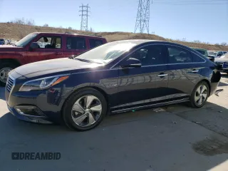2017 Hyundai Sonata Hybrid Limited with VIN KMHE34L36HA072509, listed as a Copart auction lot 47379935 with 33,789 mi miles and Salvage Title. Bid and sale history available at carsss.com. Image 1.