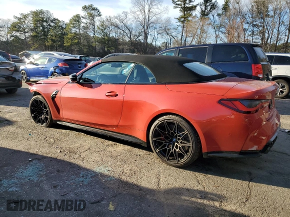 2024 BMW M4 Competition xDrive with VIN WBS33BA03RCP76190, listed as a Copart auction lot 45919225 with 6,920 mi miles and Salvage title. Bid and sale history available at DreamBid. Image 2.