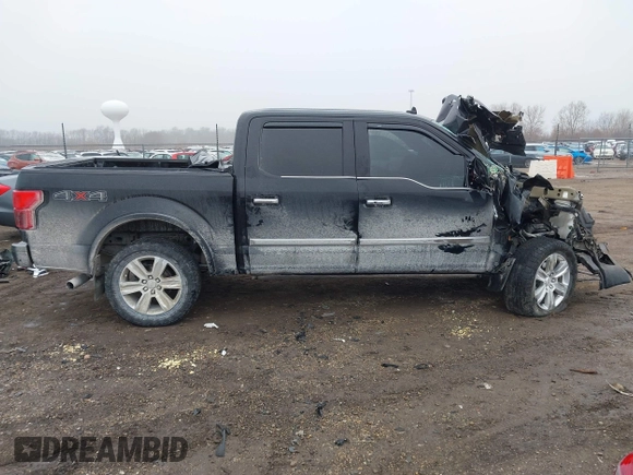 2018 Ford F-150 XL z VIN 1FTEW1EG3JFA69988, wystawiony jako IAAI lot #41429502 z przebiegiem Nie podano mil oraz . Historia ofert i sprzedaży dostępna na DreamBid. Obrazek 14.