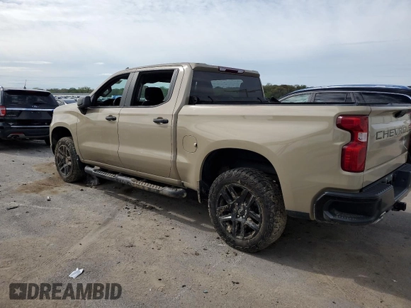 2022 Chevrolet Silverado 1500 Custom Trail Boss with VIN 3GCUDCET4NG579555, listed as a Copart auction lot 51195454 with Not Provided miles and Salvage Title. Bid and sale history available at DreamBid. Image 2.