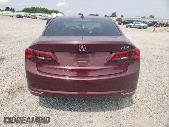 2016 Acura TLX Technology with VIN 19UUB2F55GA010961, listed as a Copart auction lot 59317605 with Not provided miles and Salvage title. Bid and sale history available at DreamBid. Image 6.