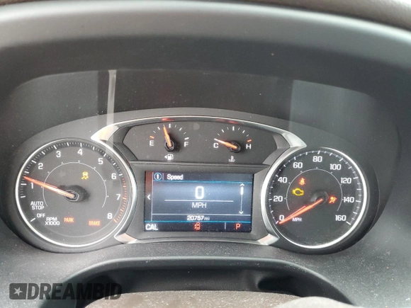 2023 GMC Acadia SLE with VIN 1GKKNRL49PZ217814, listed as a Copart auction lot 56562515 with 20,757 mi miles and Salvage title. Bid and sale history available at DreamBid. Image 9.