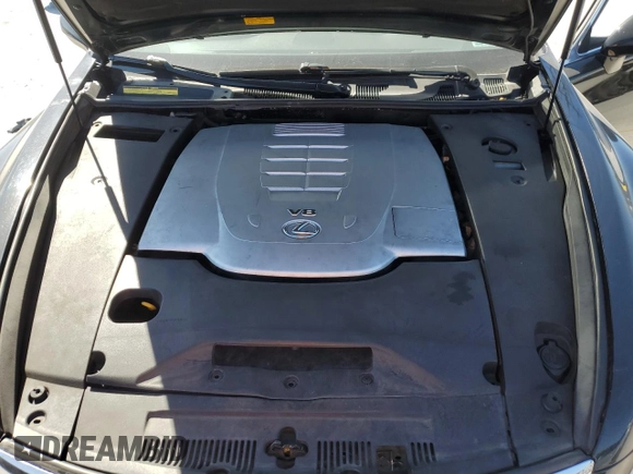 2008 Lexus LS 460 with VIN JTHBL46F585065698, listed as a Copart auction lot 47990655 with Not Provided miles and Salvage Title. Bid and sale history available at DreamBid. Image 13.