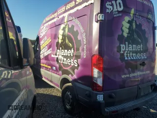 2015 Ford Transit with VIN 1FTSW2XG7FKA57802, listed as a Copart auction lot 74132384 with Not Provided miles and Salvage Title. Bid and sale history available at DreamBid. Image 2.