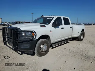 2023 Ram 3500 Tradesman with VIN 3C63RRGL3PG501114, listed as a Copart auction lot 72960184 with 110,979 mi miles and Salvage Title. Bid and sale history available at carsss.com. Image 1.