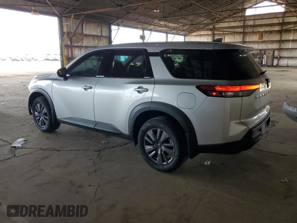 2024 Nissan Pathfinder S with VIN 5N1DR3AA0RC309202, listed as a Copart auction lot 55341725 with 9,549 mi miles and Salvage title. Bid and sale history available at DreamBid. Image 2.