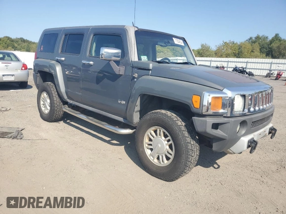 2008 Hummer H3 SUV with VIN 5GTEN13E288159337, listed as a Copart auction lot 71834534 with 184,329 mi miles and Clean Title. Bid and sale history available at carsss.com. Image 4.