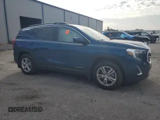 2021 GMC Terrain SLE z VIN 3GKALTEV5ML386834, wystawiony jako Copart lot #62915845 z przebiegiem 81 497 mil mil oraz Szkoda całkowita • Salvage title. Historia ofert i sprzedaży dostępna na DreamBid. Obrazek 4.