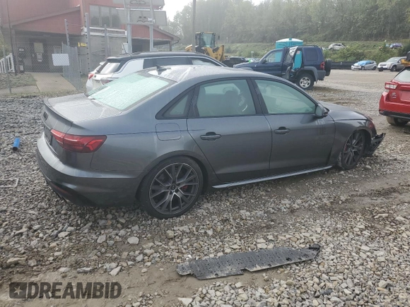 2021 Audi S4 Premium Plus with VIN WAUB4AF41MA069161, listed as a Copart auction lot 74431454 with 26,935 mi miles and Salvage Title. Bid and sale history available at carsss.com. Image 3.