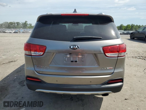 2017 Kia Sorento EX with VIN 5XYPHDA1XHG332653, listed as a Copart auction lot 57770775 with 73,714 mi miles and Clean title. Bid and sale history available at DreamBid. Image 6.