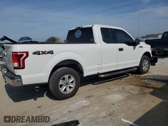 2017 Ford F-150 XL with VIN 1FTFX1EF4HFB49299, listed as a Copart auction lot 53187065 with 1,001,148 mi miles and Salvage Title. Bid and sale history available at carsss.com. Image 3.