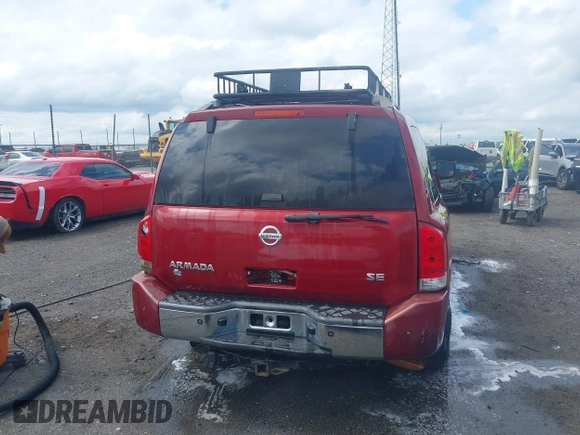 2007 Nissan Armada SE z VIN 5N1BA08AX7N720188, wystawiony jako IAAI lot #42211544 z przebiegiem 252 587 mil mil oraz . Historia ofert i sprzedaży dostępna na DreamBid. Obrazek 16.