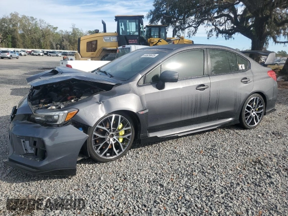 2021 Subaru WRX STI with VIN JF1VA2E68M9816313, listed as a Copart auction lot 44626635 with 0 mi miles and Non Repairable. Bid and sale history available at carsss.com. Image 1.