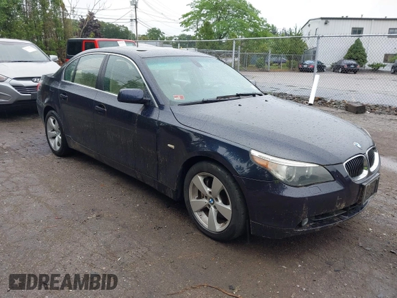 2007 BMW 5 Series 530xi with VIN WBANF735X7CU24974, listed as a IAAI auction lot 42705471 with 79,456 mi miles and . Bid and sale history available at DreamBid. Image 1.