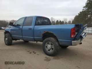 2005 Dodge 2500 SLT z VIN 3D7KS28C95G836976, wystawiony jako Copart lot #47274175 z przebiegiem 215 748 mil mil oraz Szkoda całkowita • Salvage title. Historia ofert i sprzedaży dostępna na DreamBid. Obrazek 2.