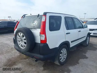 2006 Honda CR-V EX with VIN JHLRD68856C018853, listed as a IAAI auction lot 41907593 with 262,065 mi miles. Bid and sale history available at carsss.com. Image 4.