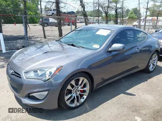 2014 Hyundai Genesis Coupe 2.0T with VIN KMHHT6KD6EU114447, listed as a IAAI auction lot 42561898 with 101,453 mi miles and . Bid and sale history available at DreamBid. Image 2.