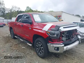2021 Toyota Tundra SR5 with VIN 5TFDY5F1XMX968711, listed as a IAAI auction lot 41954220 with 65,252 mi miles and . Bid and sale history available at DreamBid. Image 1.