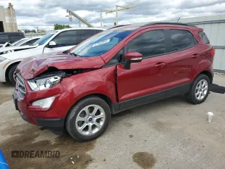 2021 Ford EcoSport SE z VIN MAJ3S2GE2MC412645, wystawiony jako Copart lot #57583855 z przebiegiem 39 354 mil mil oraz Szkoda całkowita • Salvage title. Historia ofert i sprzedaży dostępna na DreamBid. Obrazek 1.