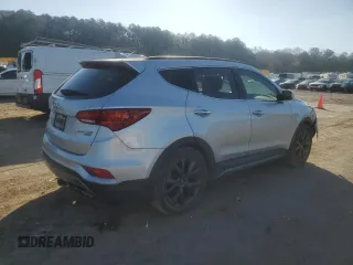 2017 Hyundai Santa Fe Ultimate with VIN 5XYZW4LA6HG422927, listed as a Copart auction lot 48795605 with 136,657 mi miles and Salvage title. Bid and sale history available at DreamBid. Image 3.