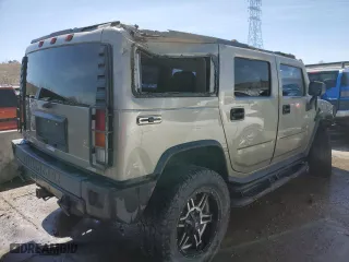 2003 Hummer H2 with VIN 5GRGN23U63H100196, listed as a Copart auction lot 46028463 with 83,789 mi miles and Non Repairable. Bid and sale history available at carsss.com. Image 3.