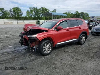 2019 Hyundai Santa Fe SE with VIN 5NMS2CAD9KH062750, listed as a Copart auction lot 54256635 with 113,742 mi miles and Salvage title. Bid and sale history available at DreamBid. Image 1.