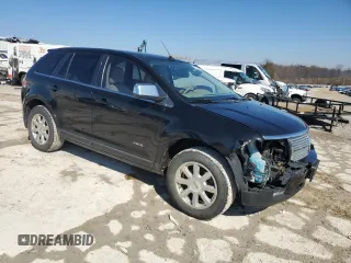 2007 Lincoln MKX with VIN 2LMDU68C37BJ15708, listed as a Copart auction lot 46414305 with 187,216 mi miles and Salvage Title. Bid and sale history available at carsss.com. Image 4.