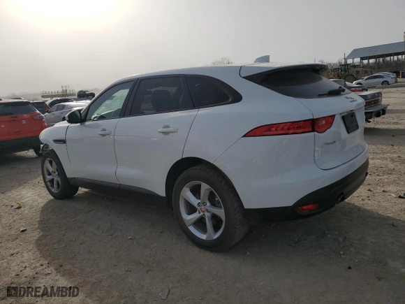 2019 Jaguar F-PACE 25t Premium with VIN SADCJ2FX5KA605238, listed as a Copart auction lot 48924955 with 76,241 mi miles and Salvage Title. Bid and sale history available at carsss.com. Image 2.