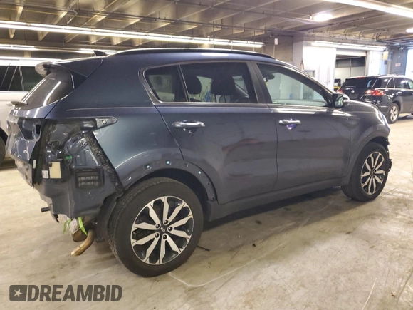 2018 Kia Sportage EX z VIN KNDPNCACXJ7384193, wystawiony jako Copart lot #43645195 z przebiegiem 55 717 mil mil oraz Szkody całkowita. Historia ofert i sprzedaży dostępna na DreamBid. Obrazek 3.