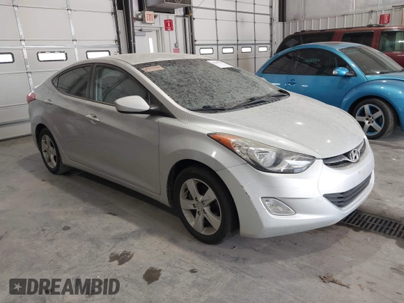 2012 Hyundai Elantra GLS z VIN KMHDH4AE1CU401688, wystawiony jako IAAI lot #42280367 z przebiegiem 90 948 mil mil oraz . Historia ofert i sprzedaży dostępna na DreamBid. Obrazek 1.