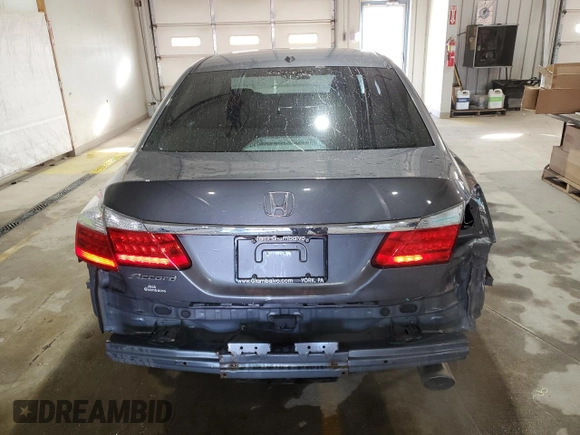 2013 Honda Accord EX-L with VIN 1HGCR2F8XDA170363, listed as a Copart auction lot 50372295 with 111,213 mi miles and Salvage Title. Bid and sale history available at DreamBid. Image 6.