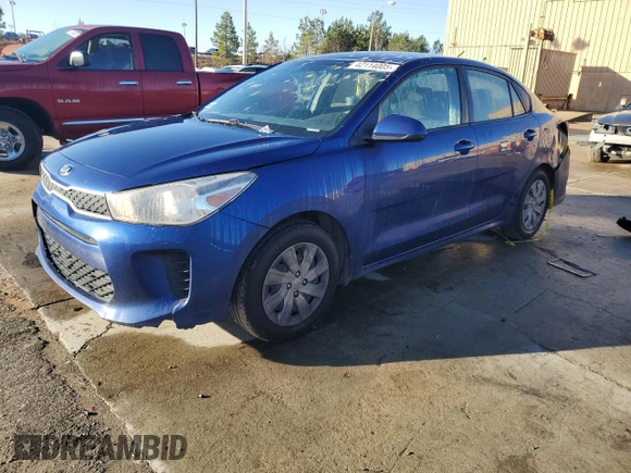 2020 Kia Rio LX with VIN 3KPA24AD7LE282625, listed as a Copart auction lot 42114005 with 245,945 mi miles and Salvage Title. Bid and sale history available at carsss.com. Image 1.