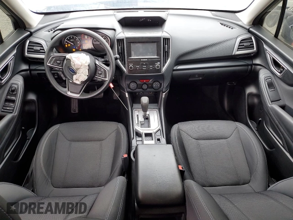 2021 Subaru Forester with VIN JF2SKADCXMH430804, listed as a Copart auction lot 55349985 with 45,167 mi miles and Salvage title. Bid and sale history available at DreamBid. Image 8.