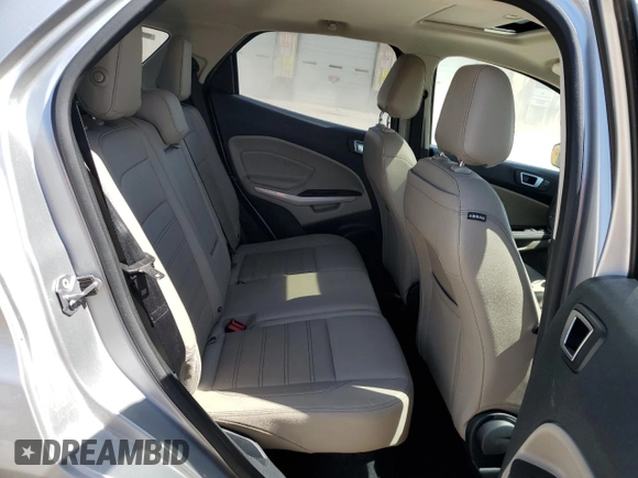 2019 Ford EcoSport Titanium z VIN MAJ6S3KL7KC293853, wystawiony jako Copart lot #70006234 z przebiegiem 65 752 mil mil oraz Szkoda całkowita • Salvage title. Historia ofert i sprzedaży dostępna na DreamBid. Obrazek 10.