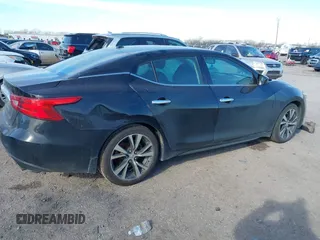 2017 Nissan Maxima SV with VIN 1N4AA6AP2HC418270, listed as a IAAI auction lot 41305536 with 158,298 mi miles. Bid and sale history available at carsss.com. Image 4.