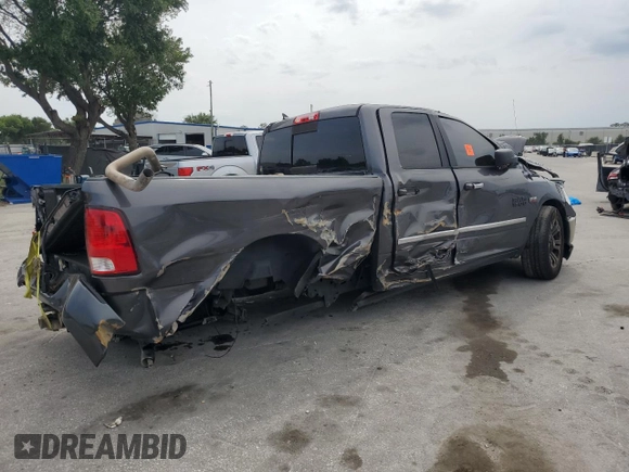 2018 Ram 1500 Big Horn with VIN 1C6RR7GT6JS242133, listed as a Copart auction lot 58083915 with Not provided miles and Salvage title. Bid and sale history available at DreamBid. Image 3.