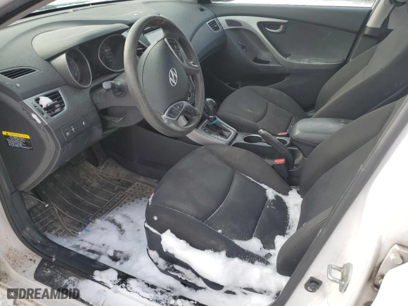 2016 Hyundai Elantra Value Edition with VIN KMHDH4AE2GU556482, listed as a Copart auction lot 47088445 with 0 mi miles and Salvage Title. Bid and sale history available at carsss.com. Image 7.