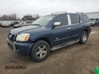 2006 Nissan Armada LE z VIN 5N1AA08B16N743099, wystawiony jako Copart lot #42872525 z przebiegiem 203 650 mil mil oraz Szkoda całkowita • Salvage title. Historia ofert i sprzedaży dostępna na DreamBid. Obrazek 1.