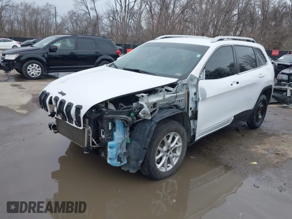 2018 Jeep Cherokee Latitude Plus with VIN 1C4PJMLX5JD581775, listed as a IAAI auction lot 41684428 with 151,225 mi miles and . Bid and sale history available at carsss.com. Image 2.