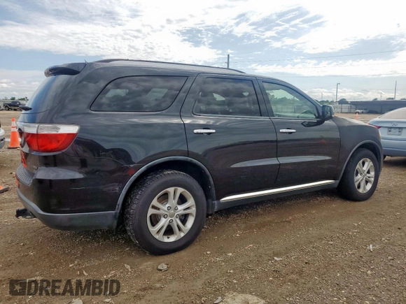 2013 Dodge Durango Crew with VIN 1C4RDHDG3DC597893, listed as a Copart auction lot 60269925 with 235,265 mi miles and Clean title. Bid and sale history available at DreamBid. Image 3.