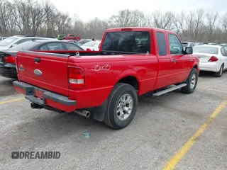 2009 Ford Ranger XLT with VIN 1FTZR45E39PA58729, listed as a IAAI auction lot 41875721 with 130,597 mi miles. Bid and sale history available at carsss.com. Image 4.