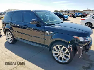2016 Land Rover Range Rover Sport V6 HSE with VIN SALWR2VFXGA648869, listed as a Copart auction lot 46712055 with 74,714 mi miles and Clean Title. Bid and sale history available at carsss.com. Image 4.