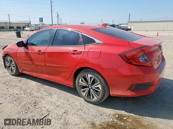 2016 Honda Civic EX-T z VIN 2HGFC1F38GH647844, wystawiony jako Copart lot #57120305 z przebiegiem 136 629 mil mil oraz Szkoda całkowita • Salvage title. Historia ofert i sprzedaży dostępna na DreamBid. Obrazek 2.