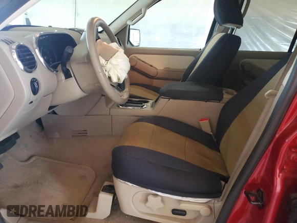 2010 Ford Explorer XLT with VIN 1FMEU7DE2AUA96230, listed as a Copart auction lot 62702185 with Not provided miles and Salvage title. Bid and sale history available at DreamBid. Image 7.