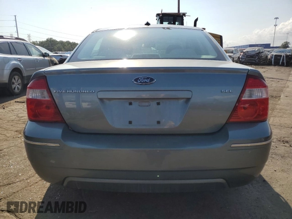 2007 Ford Five Hundred SEL with VIN 1FAFP24157G122512, listed as a Copart auction lot 72378484 with 180,448 mi miles and Clean Title. Bid and sale history available at carsss.com. Image 6.