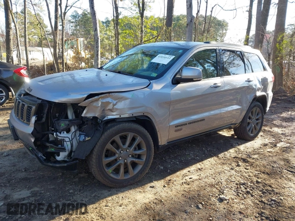 2016 Jeep Grand Cherokee Limited 75th Anniversary with VIN 1C4RJFBT9GC400873, listed as a IAAI auction lot 41834112 with 110,457 mi miles and . Bid and sale history available at DreamBid. Image 2.