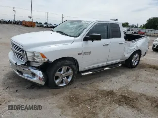 2018 Ram 1500 Big Horn with VIN 1C6RR6GT8JS105267, listed as a Copart auction lot 58259174 with 79,271 mi miles and Salvage title. Bid and sale history available at DreamBid. Image 1.